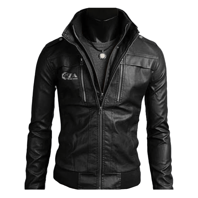 Stylish Men's Casual Leather Jackets for Timeless Appeal - ZA Bold Wear